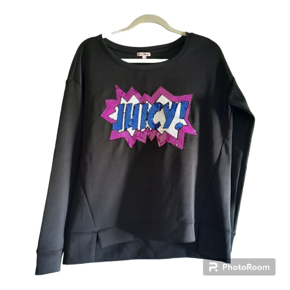 Juicy Couture Sequin Embellished Sweatshirt